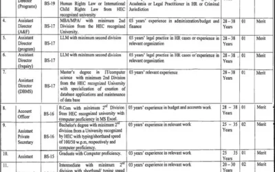 Job Opportunities at the National Commission for the Rights of the Child in 2023